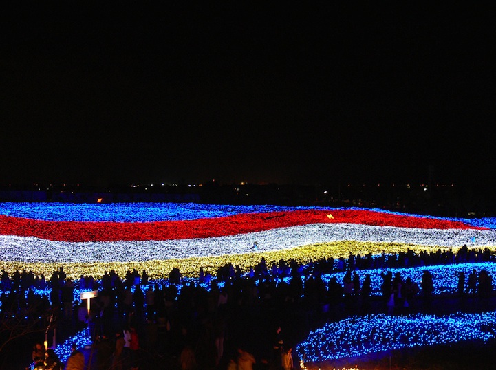 LED градина в Япония - Nagashima-Photo: Chiara