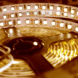 LED лента 120LEDs/m. SMD 3528 IP 20 топло бяла - невлагозащитена