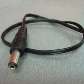 Букса мъжка с кабел 5.5x2.1мм.